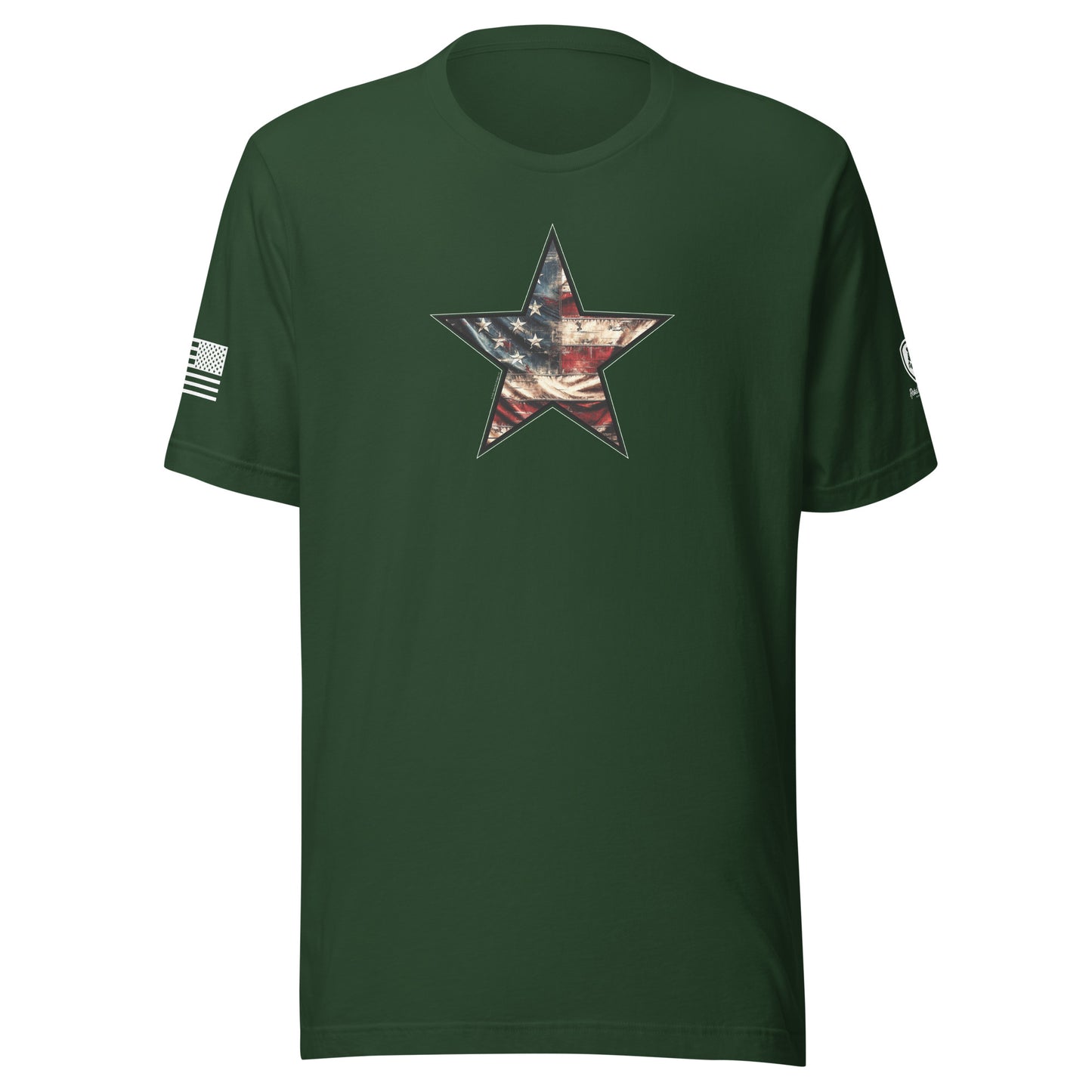 American Flag Star T-Shirt – Pro-USA Shirt for Men