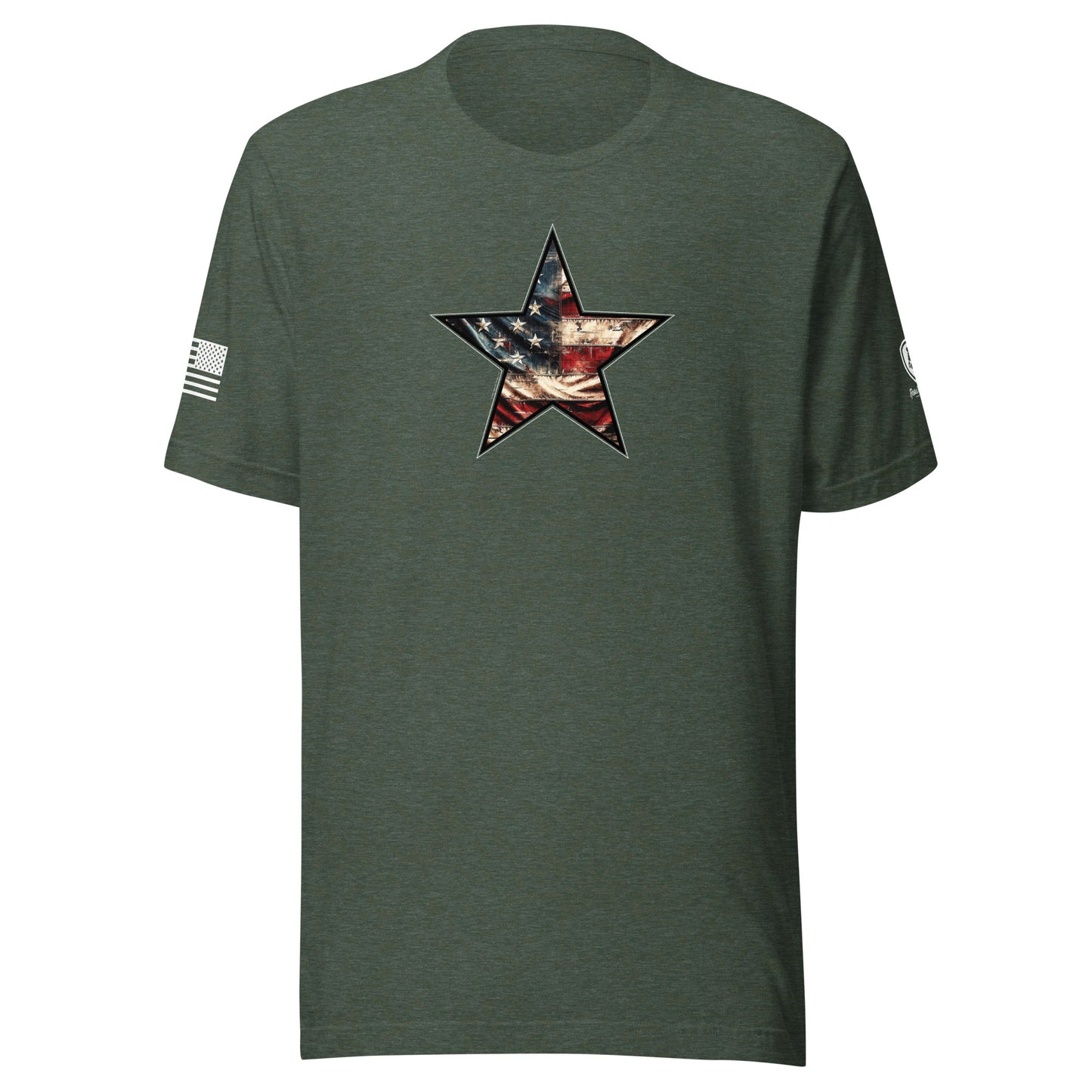 American Flag Star T-Shirt – Pro-USA Shirt for Men
