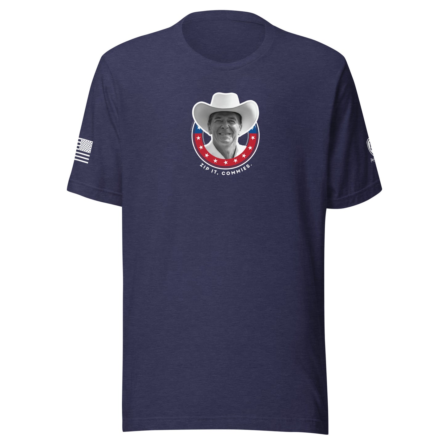 Reagan T-Shirt - Zip it, Commies Tee – Satirical MAGA Tee