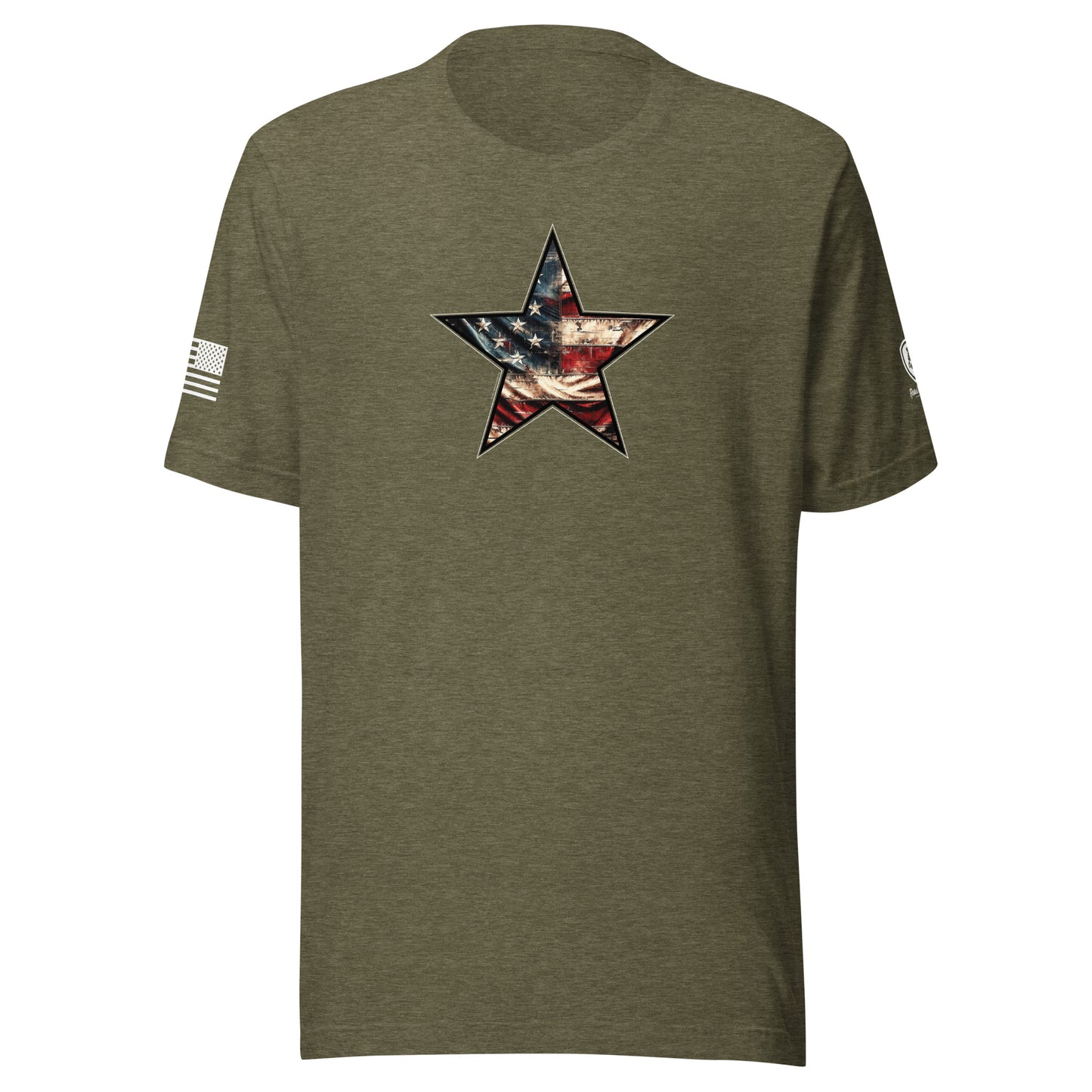 American Flag Star T-Shirt – Pro-USA Shirt for Men