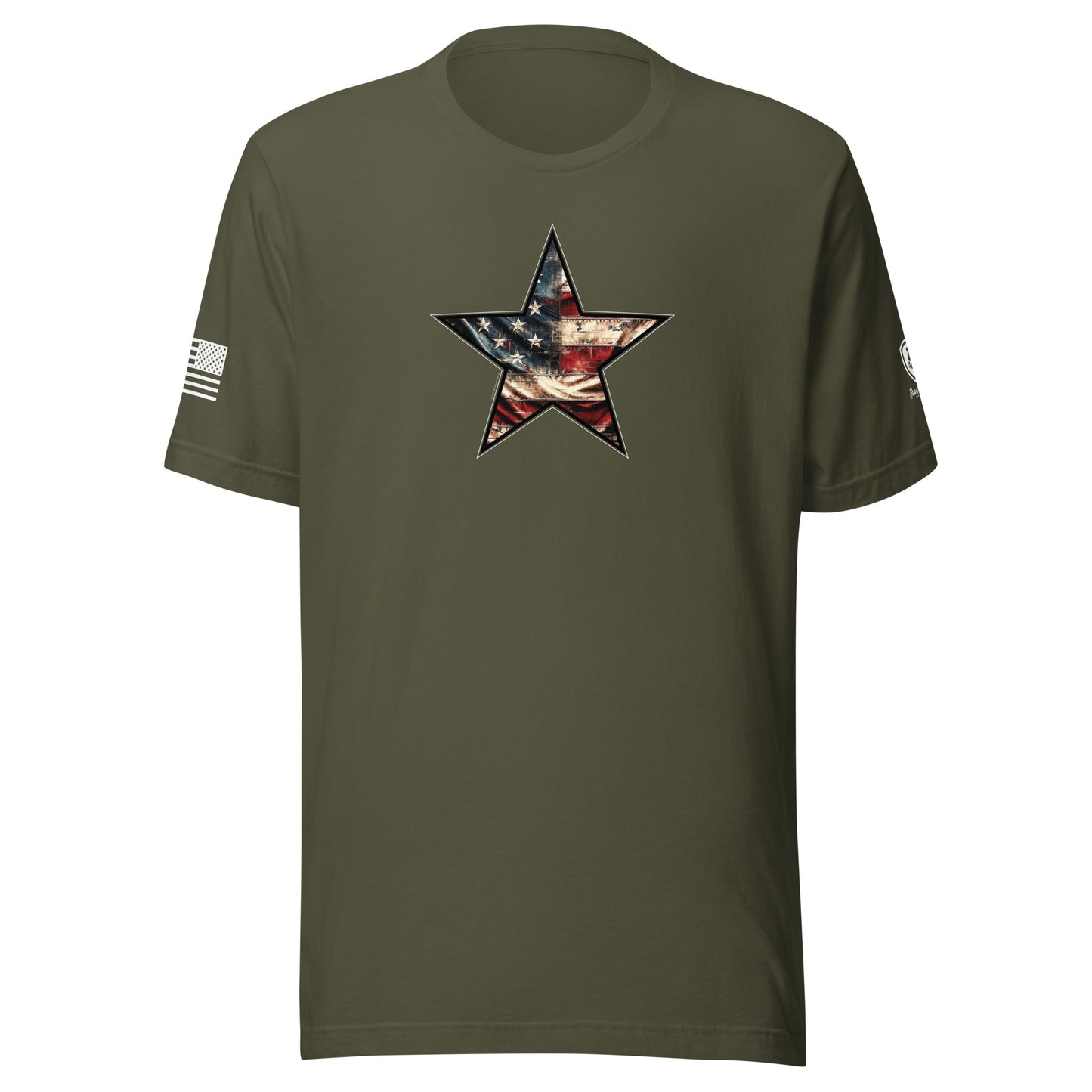 American Flag Star T-Shirt – Pro-USA Shirt for Men