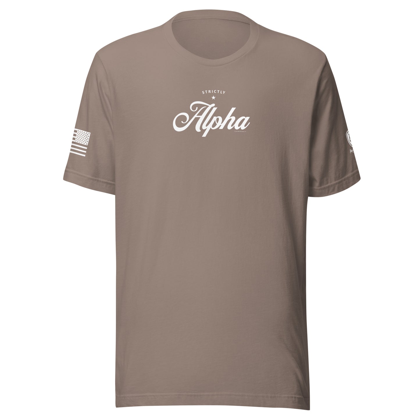 Men's Tees - Funny Conservative Tee - Strictly Alpha Tee
