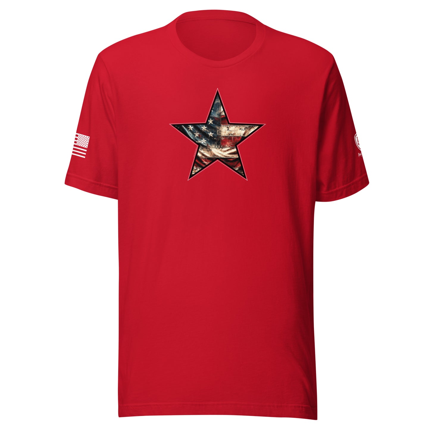American Flag Star T-Shirt – Pro-USA Shirt for Men