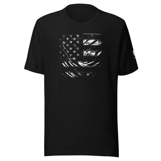 USA Flag Tee – Premium - Quality American Flag Graphic Tee - Rebel Park USA