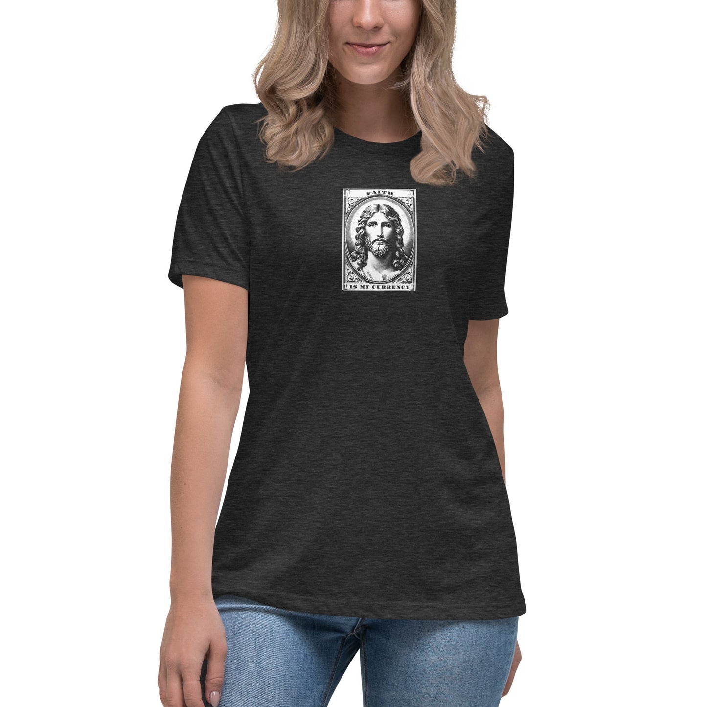 Womens Christian Tee - Inspirational Tee - Faith is My Currency Tee - Rebel Park USA