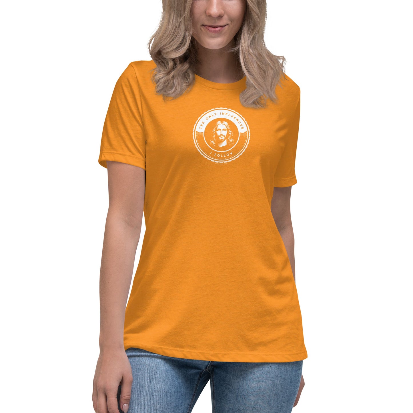 Women's Christian Tee - "Jesus – The Only Influencer I Follow" T-Shirt - Rebel Park USA