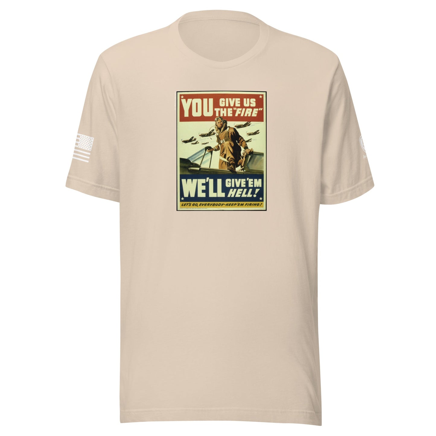 WW2 Poster T-Shirt for Men – Patriotic Tee for Men – WW2 Tribute Shirt - Rebel Park USA