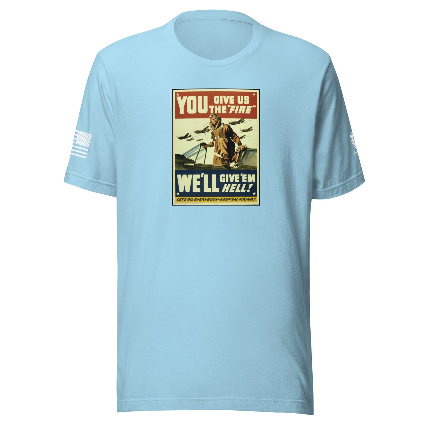 WW2 Poster T-Shirt for Men – Patriotic Tee for Men – WW2 Tribute Shirt - Rebel Park USA