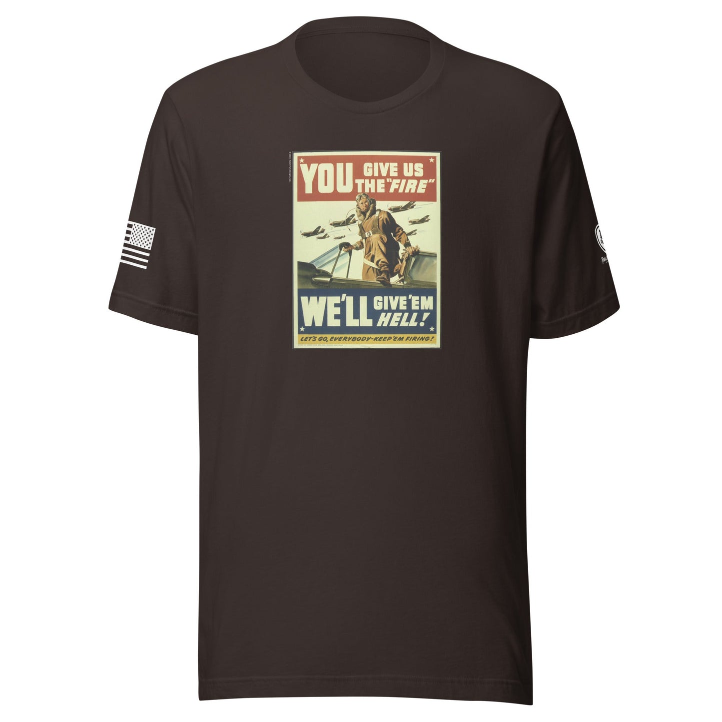 WW2 Poster T-Shirt for Men – Patriotic Tee for Men – WW2 Tribute Shirt - Rebel Park USA