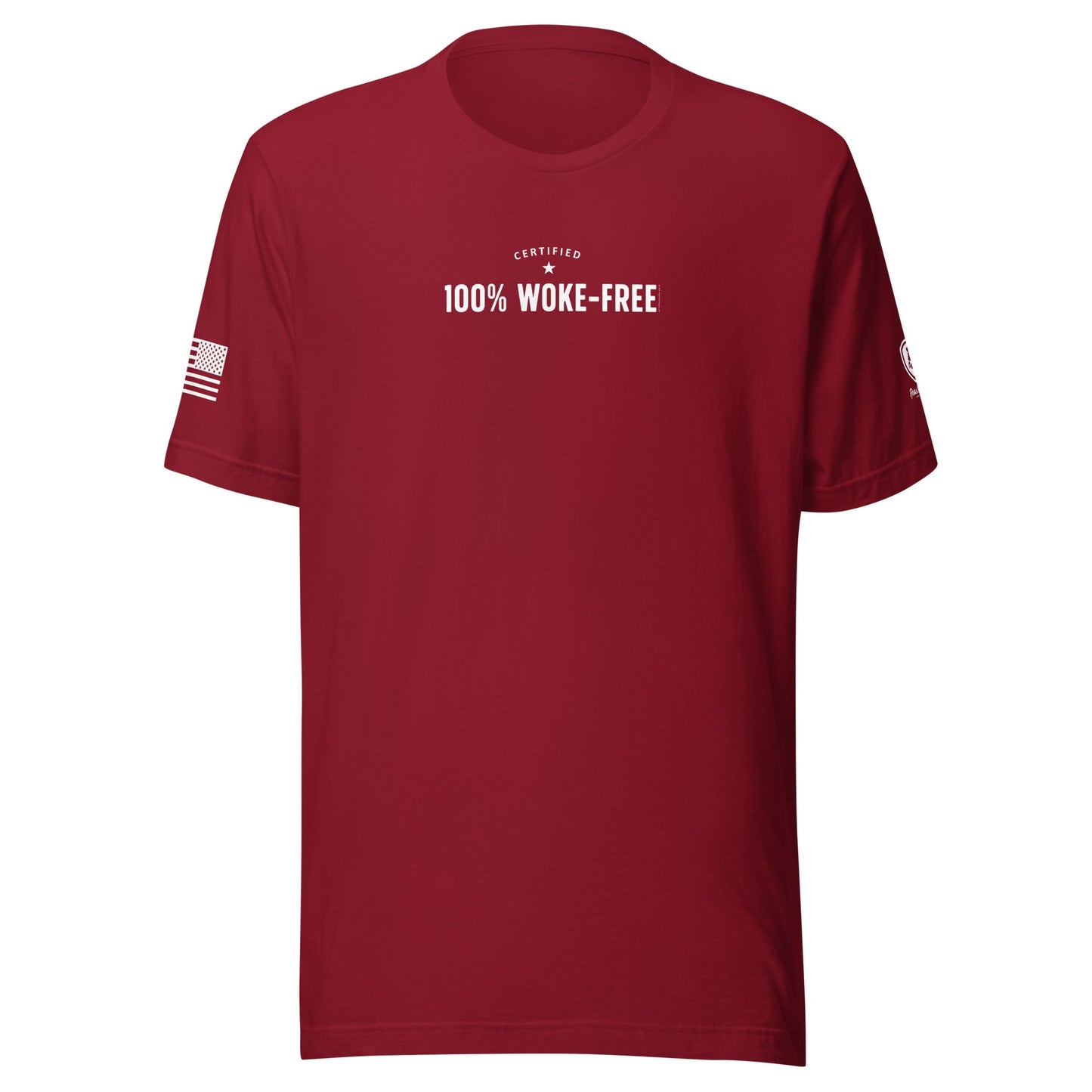100% Woke - Free T-Shirt – Anti - Woke Tee – Patriotic Graphic Shirt for Men - Rebel Park USA