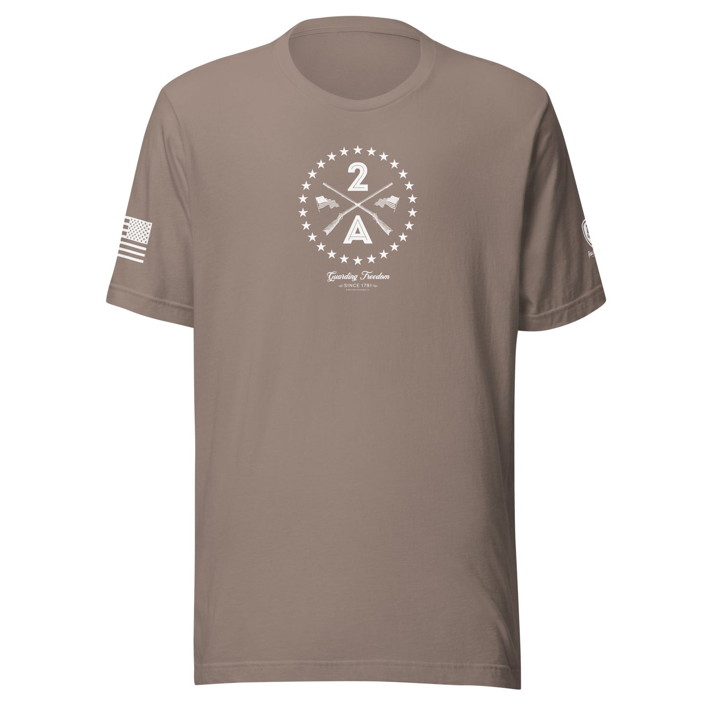 2nd Amendment Gun Rights Tee – 2A - "Guarding Freedom Since 1791" Tee - Rebel Park USA
