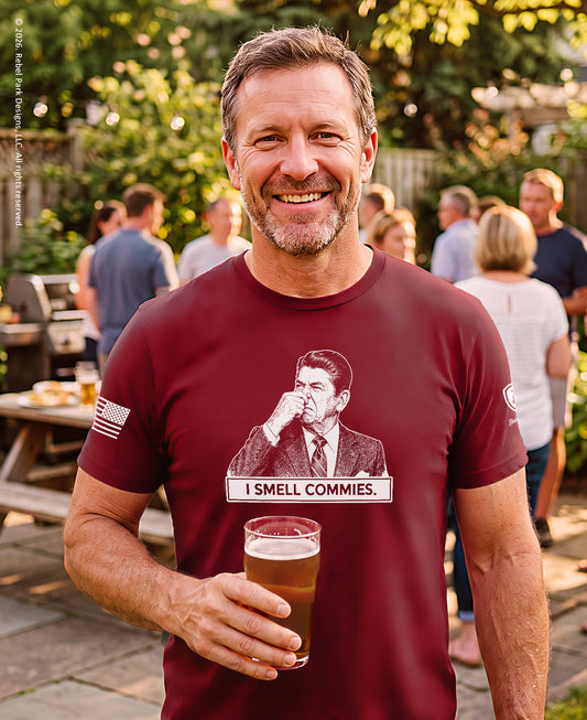 Ronald Reagan T-Shirt | I Smell Commies Tee