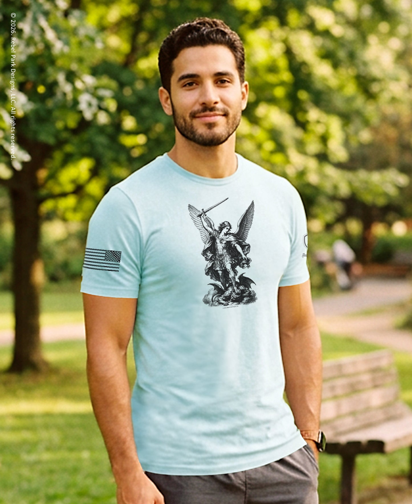 St. Michael T-Shirt | Christian-Based Apparel