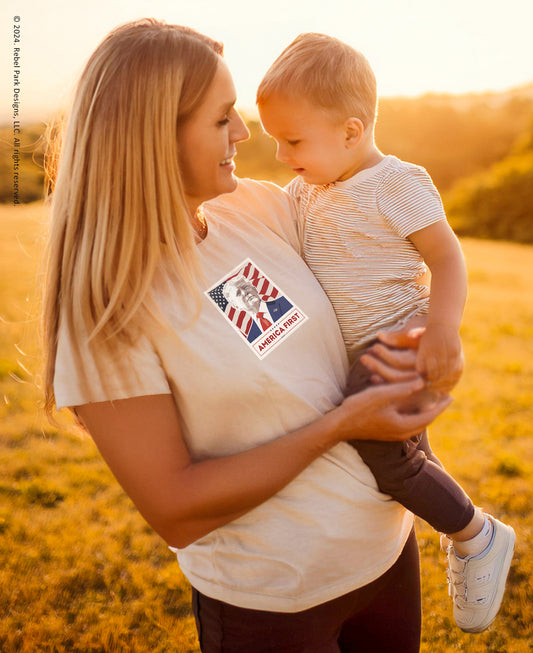 Women's Trump Poster Tee - MAGA Shirts - Conservative Tees