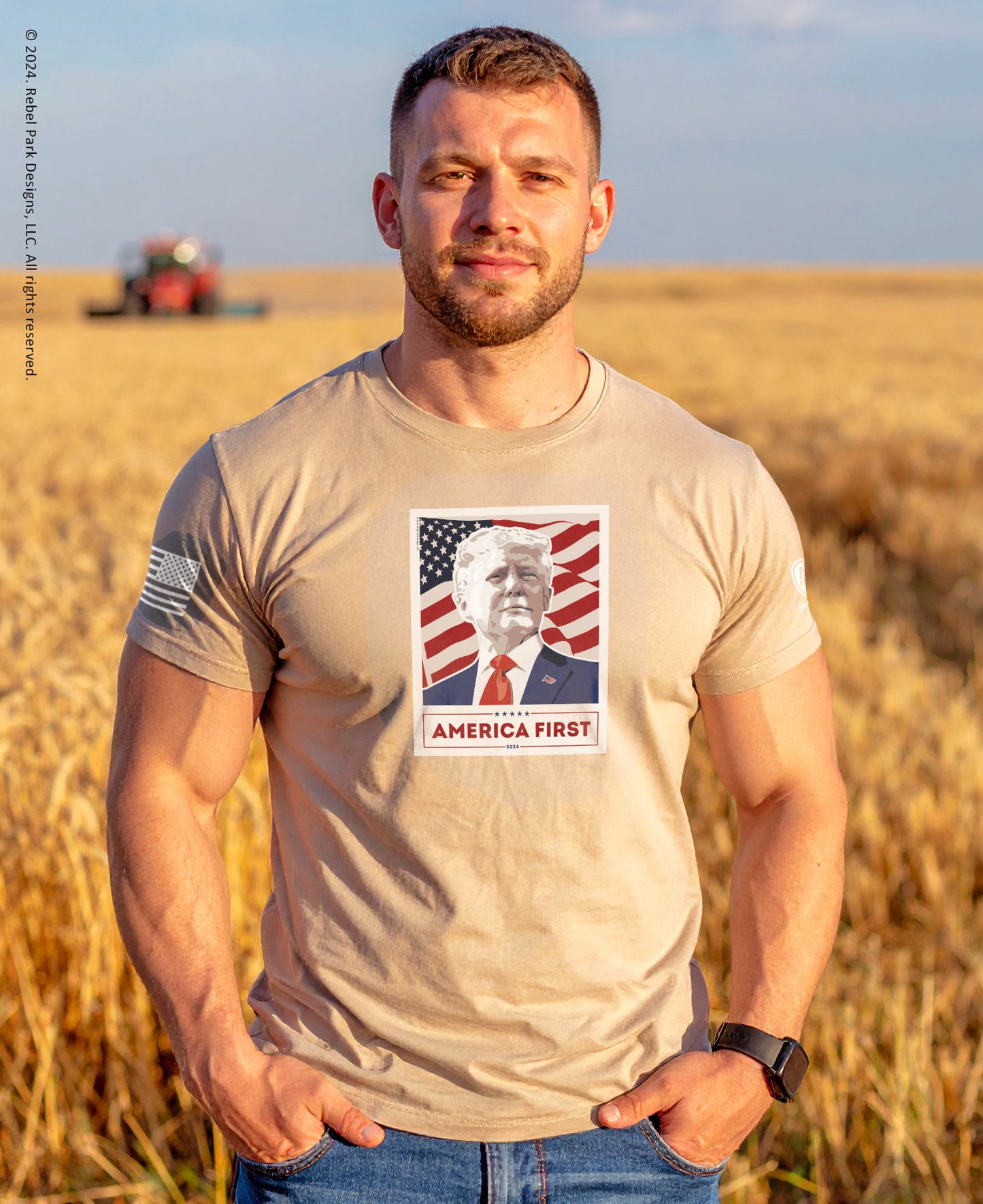 Trump Poster Tee – America-First T-Shirt –  MAGA Tees