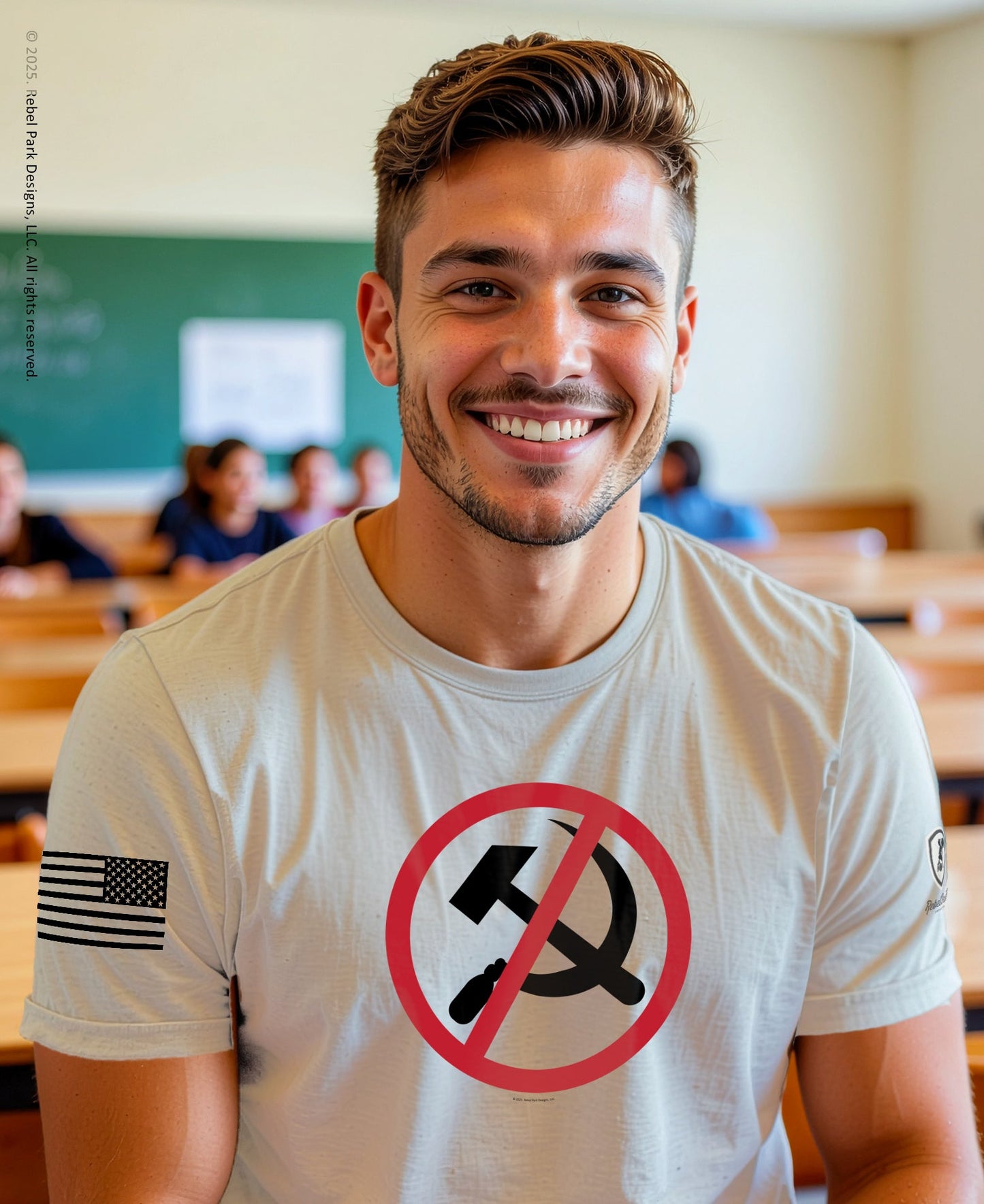 Anti - Communist T-Shirt | Conservative Tee for Freedom Defenders - Rebel Park USA