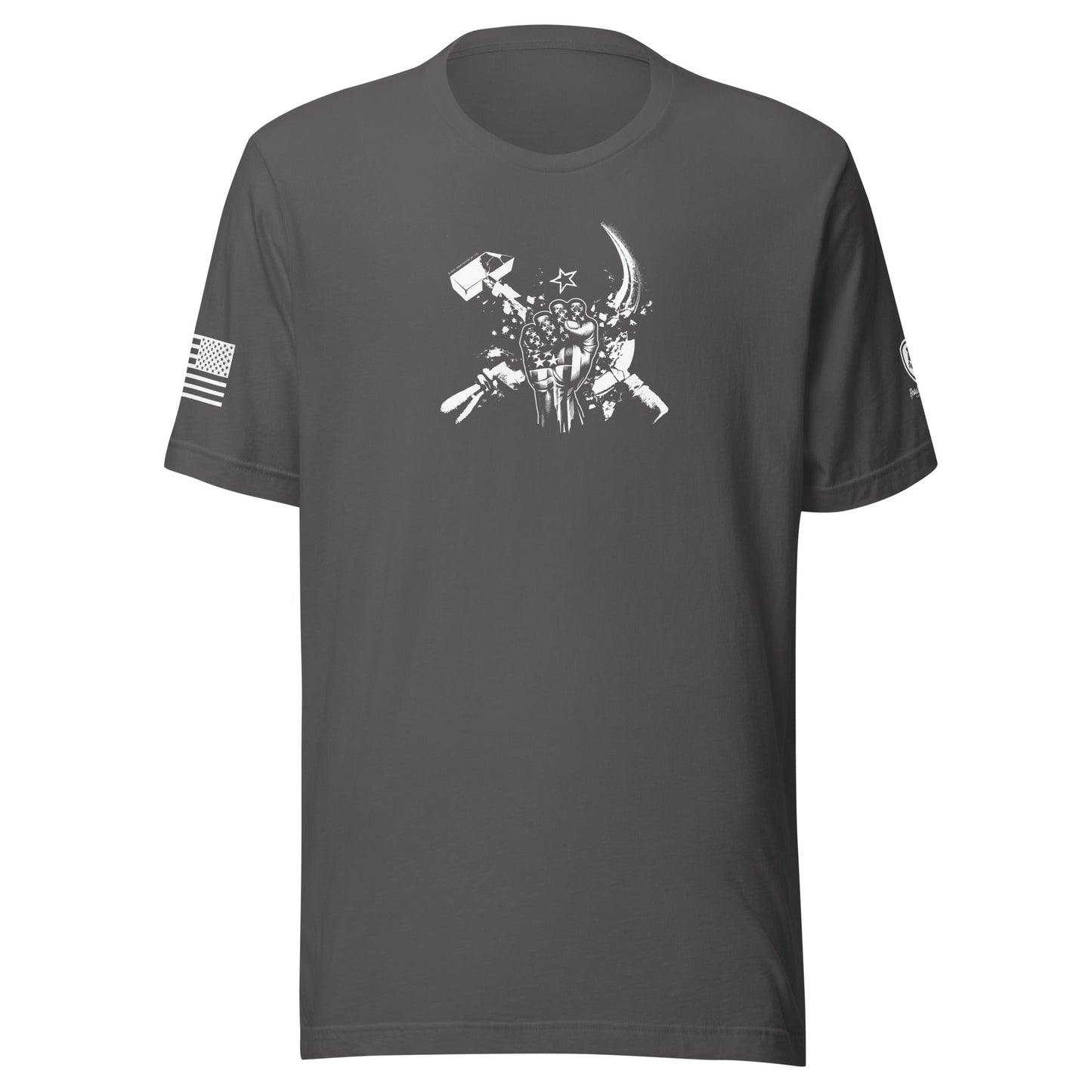 Anti - Communist Tee – Crush Communism T-Shirt – Pro - Capitalism Tee - Rebel Park USA