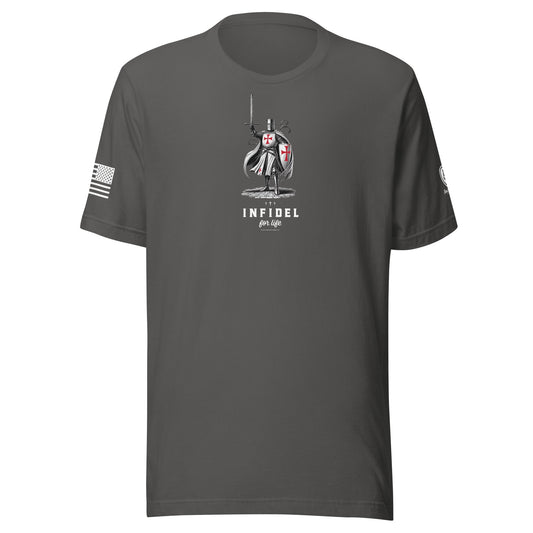 Christian T-Shirt for Men – Faith - Based Tee - Infidel Forever T-Shirt - Rebel Park USA