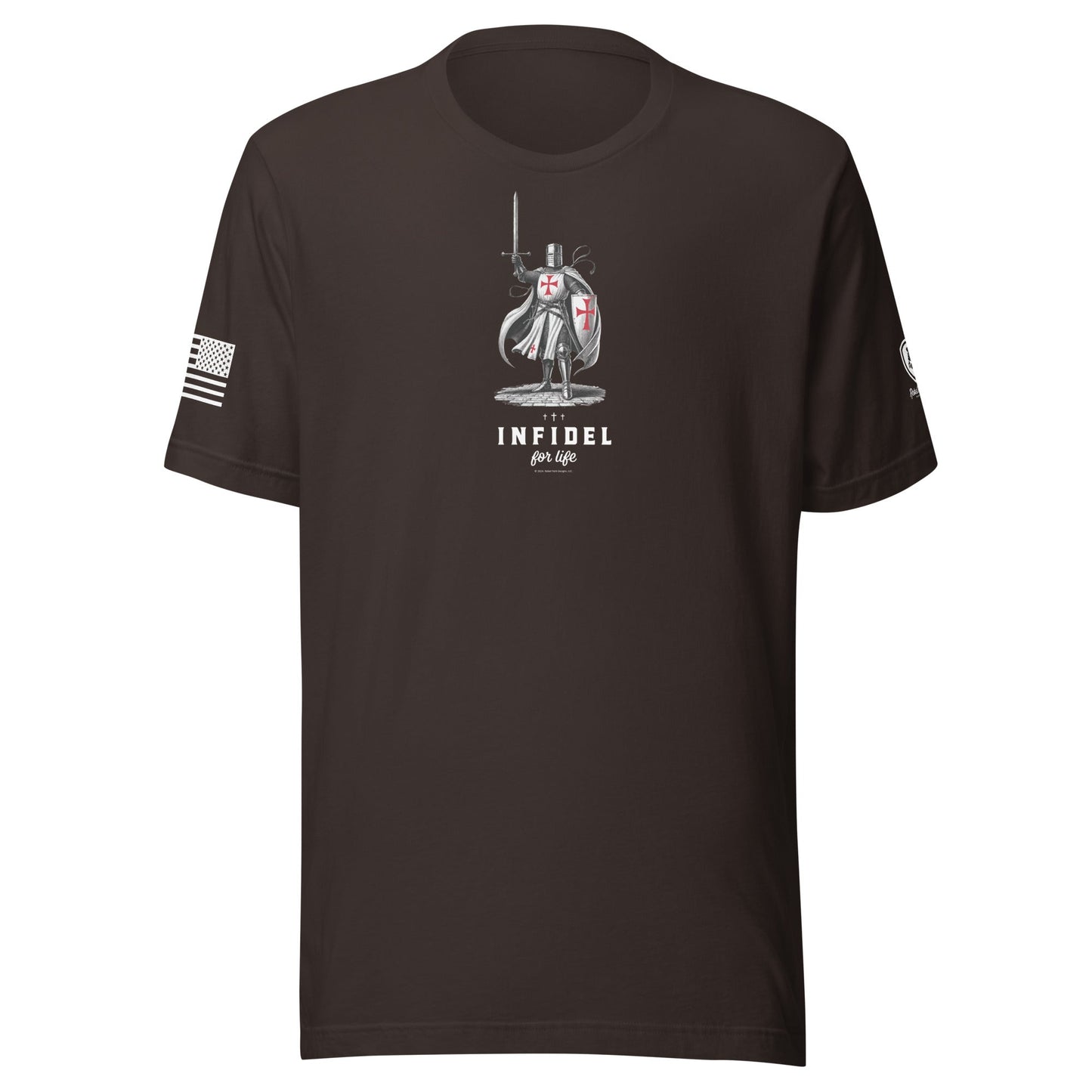 Christian T-Shirt for Men – Faith - Based Tee - Infidel Forever T-Shirt - Rebel Park USA