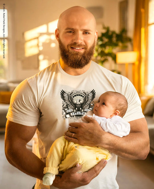Christian T-Shirts, Faith, Family, Freedom Tee for Men - Faith - Based - Rebel Park USA