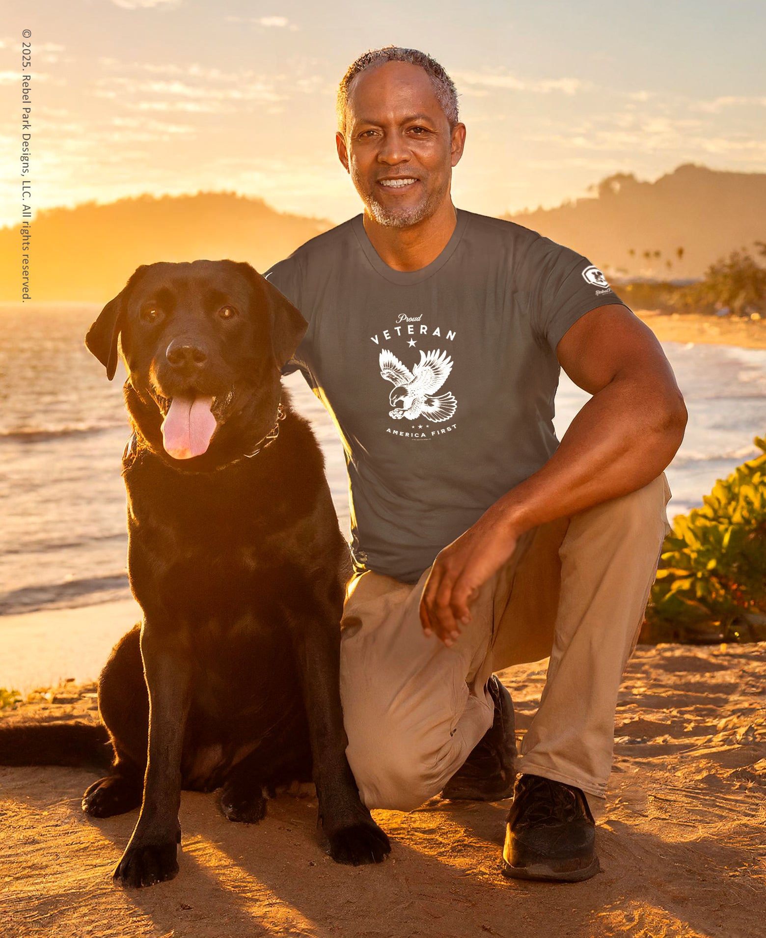 Proud Veteran T-Shirt – Patriotic Tee for Men Military Tee