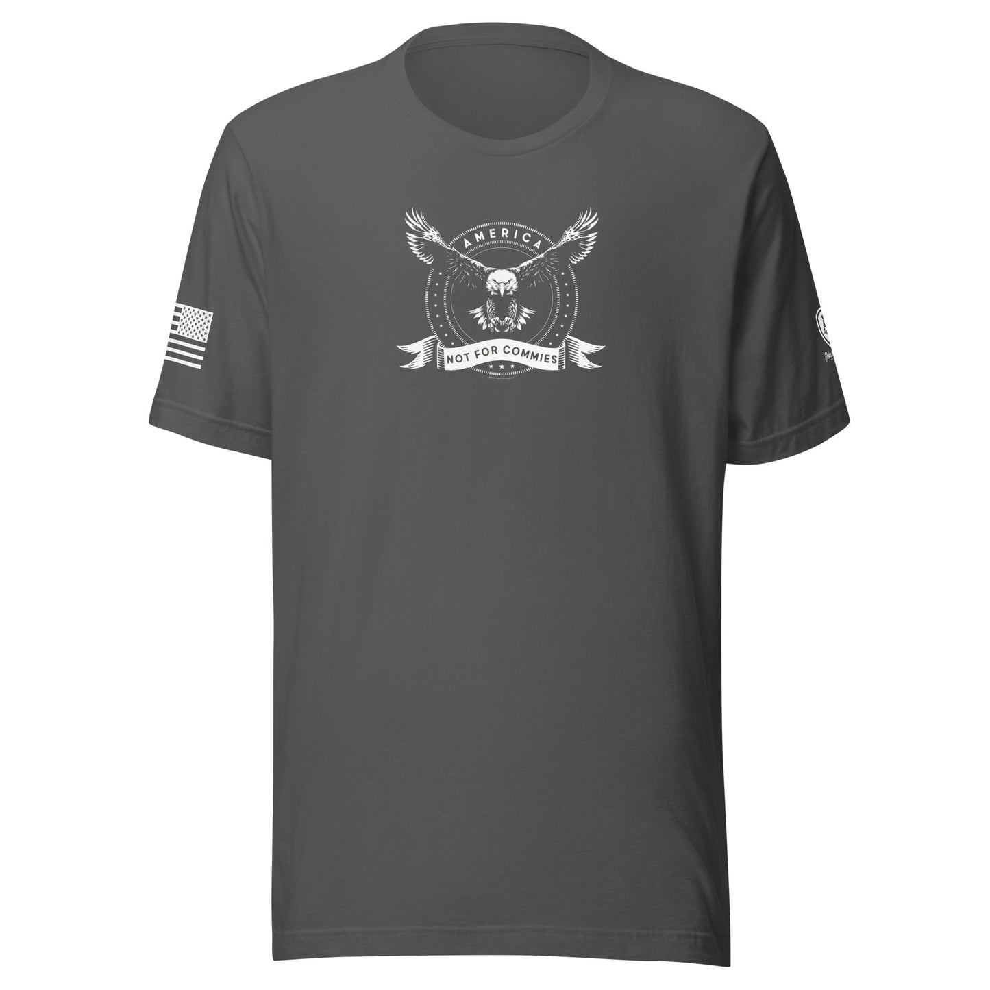 Conservative Tee for Men - Anti - Commie Tee - America - Not For Commies - Rebel Park USA