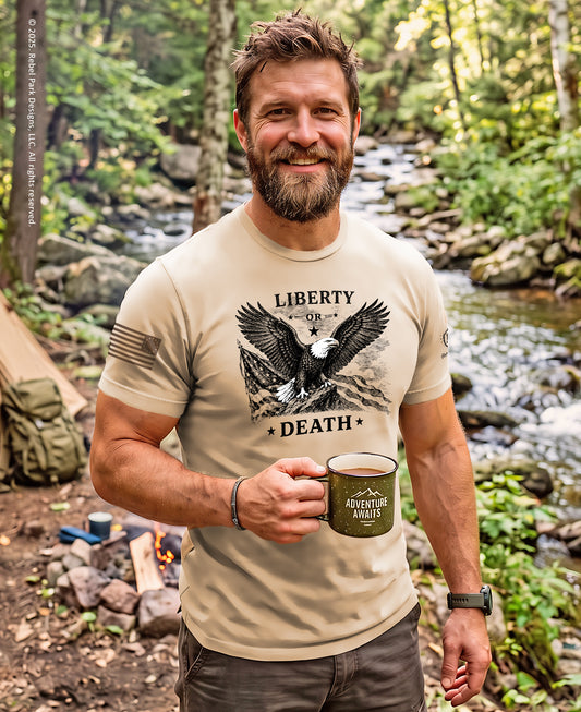 Liberty or Death T-Shirt | Patriotic Pro-Freedom Tee-shirt