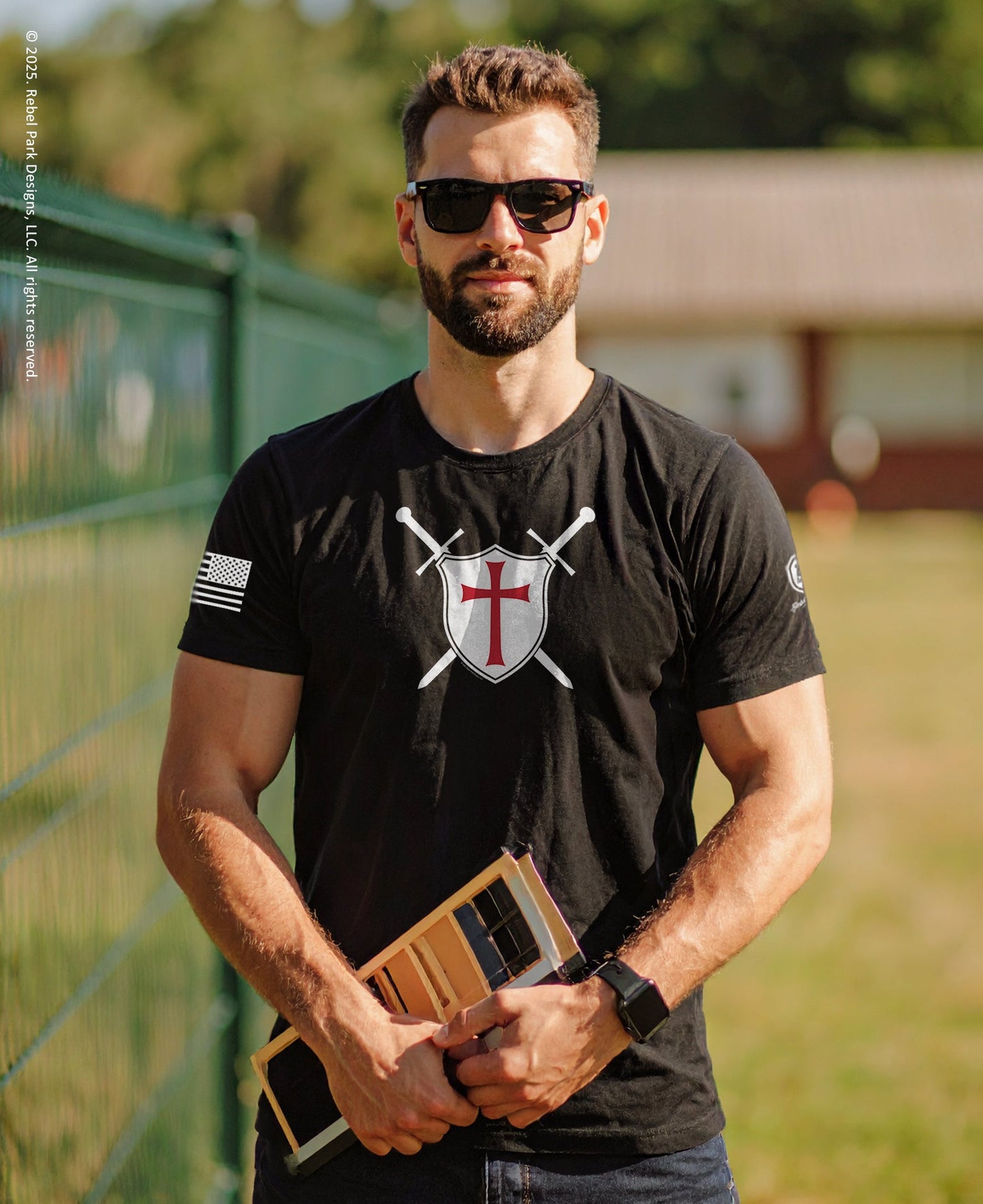 Crusader t-shirts - faith - based tees - infidel shirts - men's t-shirts - Rebel Park USA