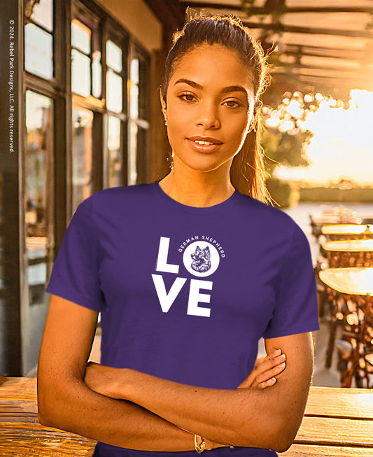 German Shepherd Tee - Dog Lover's Tee - Women’s T-Shirt