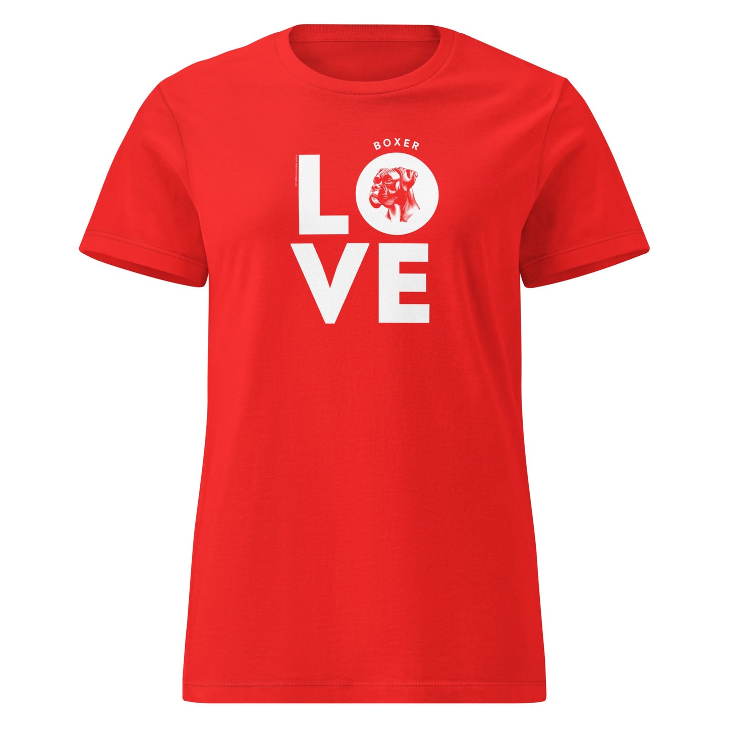 Dog Lovers Tee - Womens Softstyle T-shirt Boxer Love - Boxer T-Shirt - Rebel Park USA