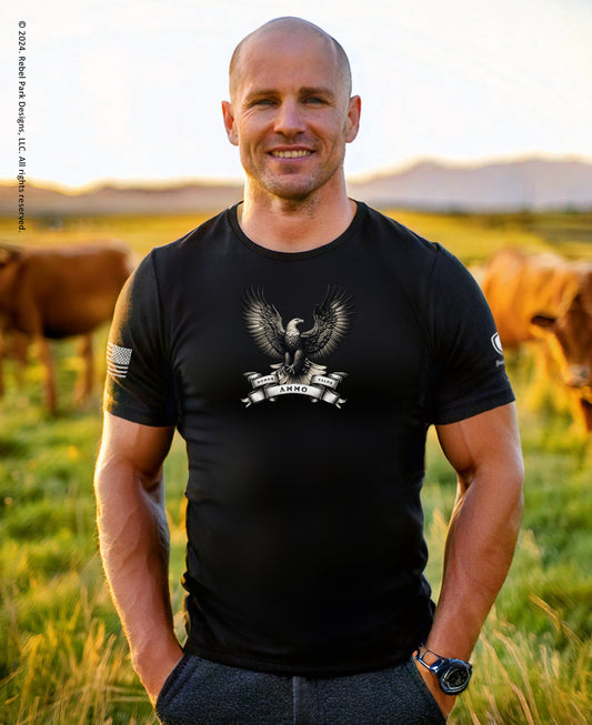 Honor Valor Ammo T-Shirt – 2nd Amendment Shirt for Men
