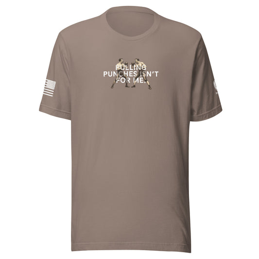 Funny T-Shirt for Men - Patriotic Tee - Pulling Punches Isn't For Me - Rebel Park USA