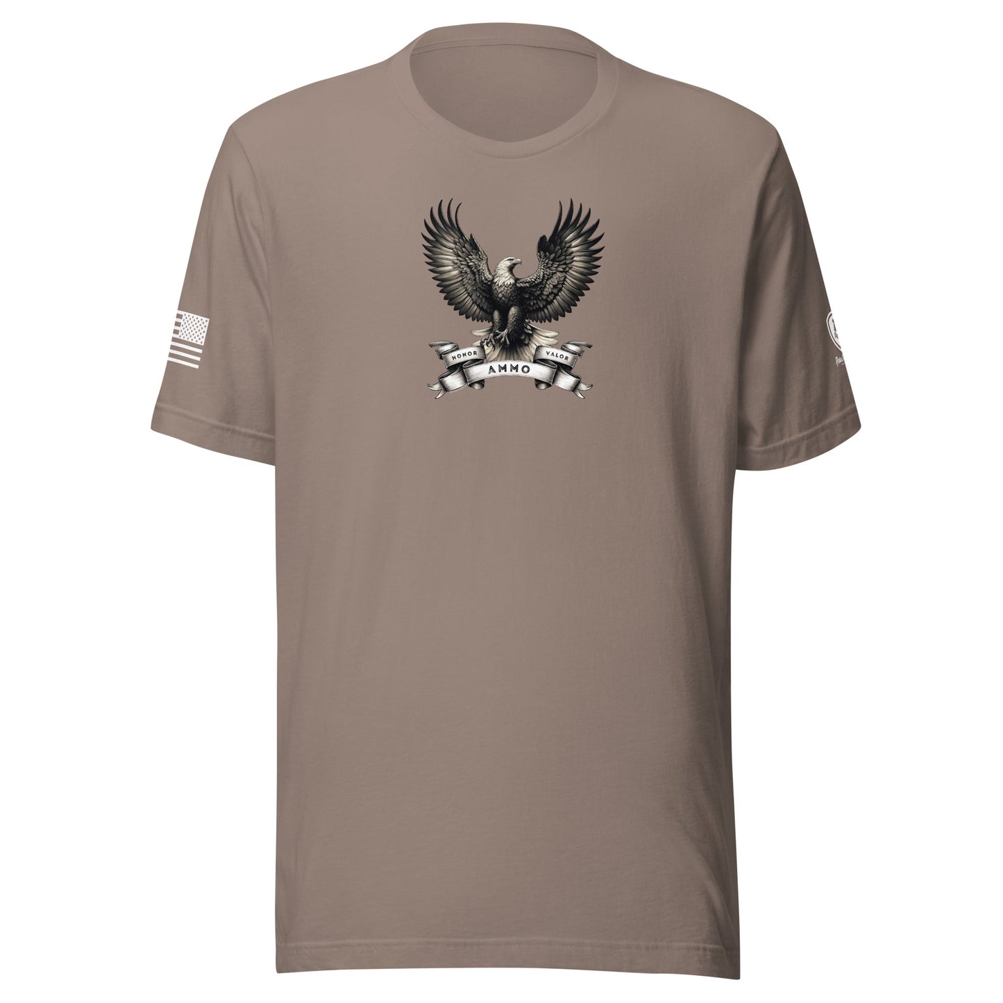 Honor Valor Ammo T-Shirt – Funny 2nd Amendment Patriotic Shirt - Rebel Park USA