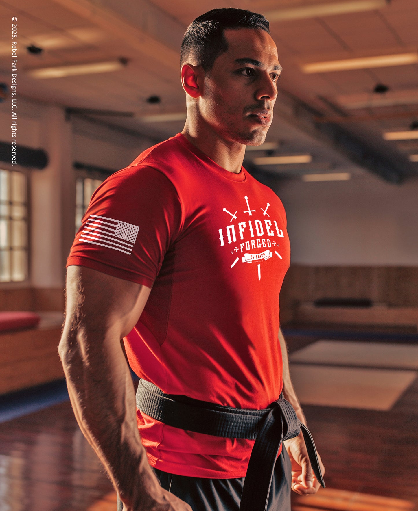 Christian faith t-shirt | Infidel - Forged by Faith Tee
