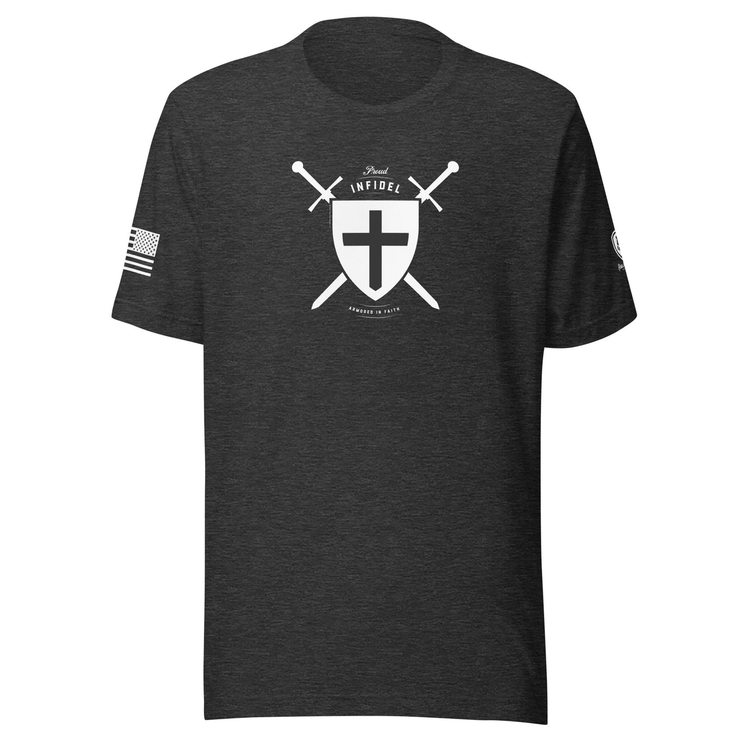 Infidel T-Shirt – Armored with Faith - Rebel Park USA