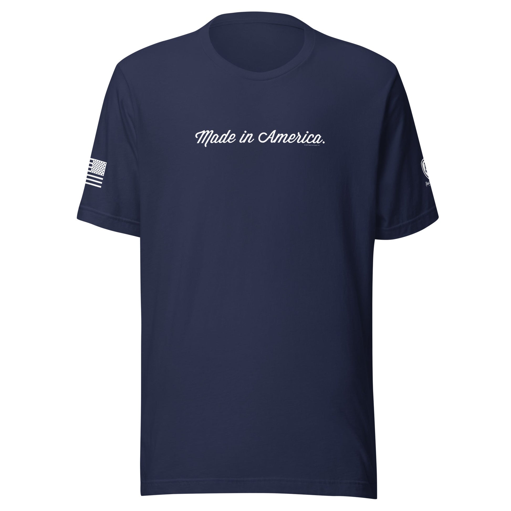 Made in America T-Shirt – High - Quality Patriotic, American - Made Shirt - Rebel Park USA