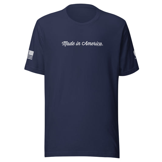 Made in America T-Shirt – High - Quality Patriotic, American - Made Shirt - Rebel Park USA