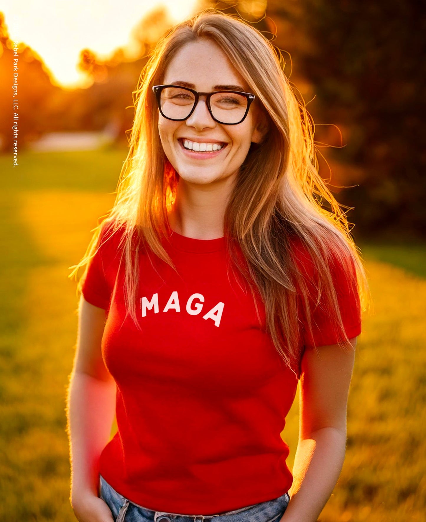 MAGA T-Shirt for Women - Pro - Trump Conservative Tee - MAGA Apparel - Rebel Park USA