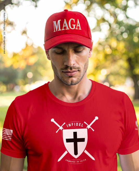 Men's T-Shirts - Conservative Tees - Patriotic Shirts - L - Rebel Park USA