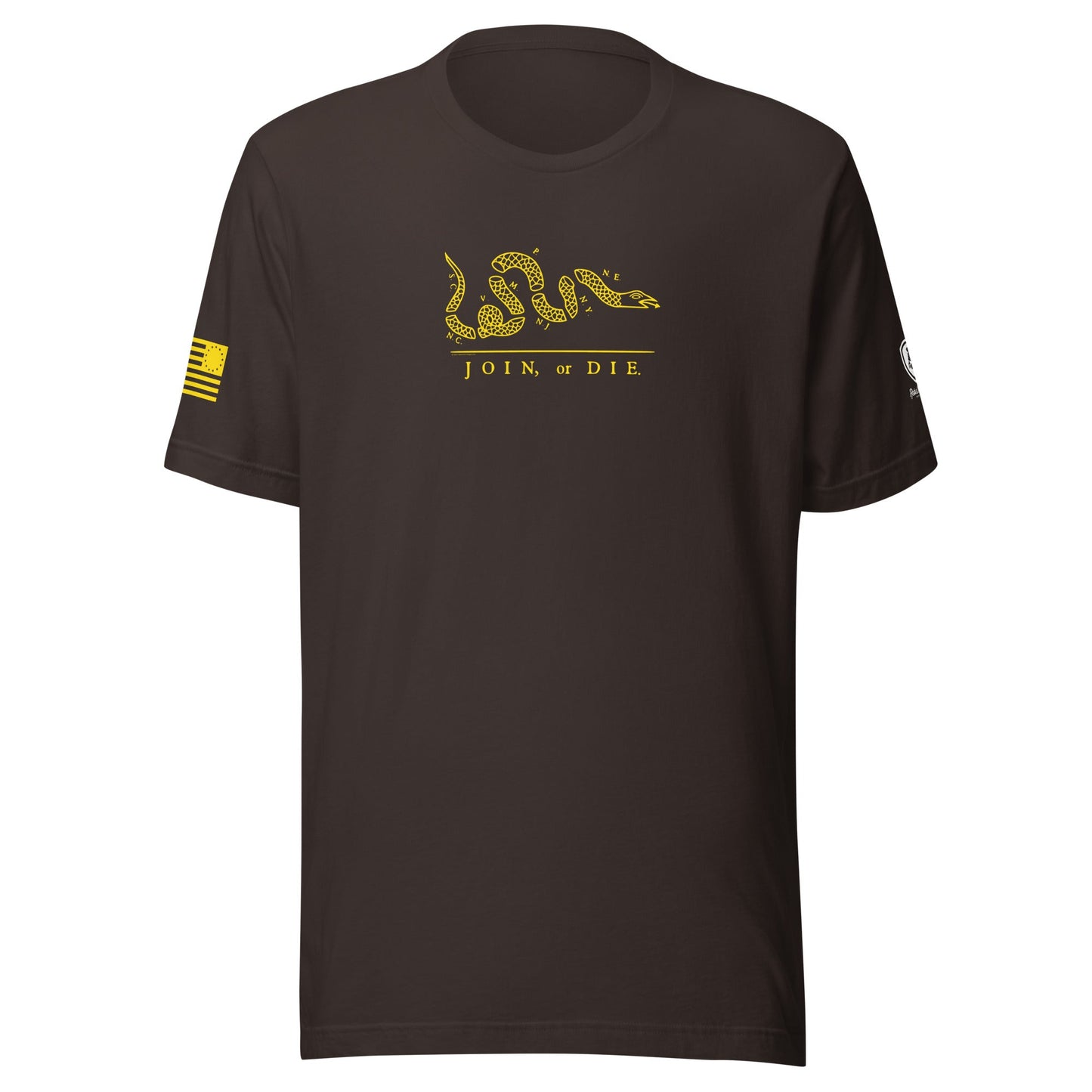 Military Shirts for Men - American Revolution Tee - Join or Die Tee - Rebel Park USA