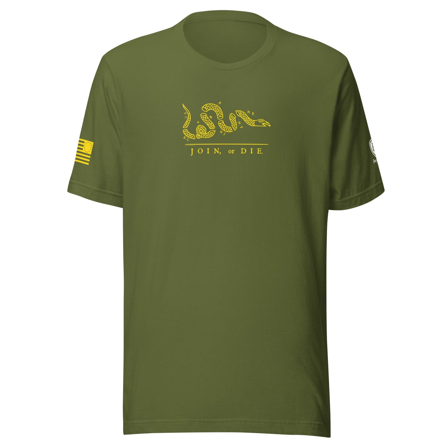 Military Shirts for Men - American Revolution Tee - Join or Die Tee - Rebel Park USA