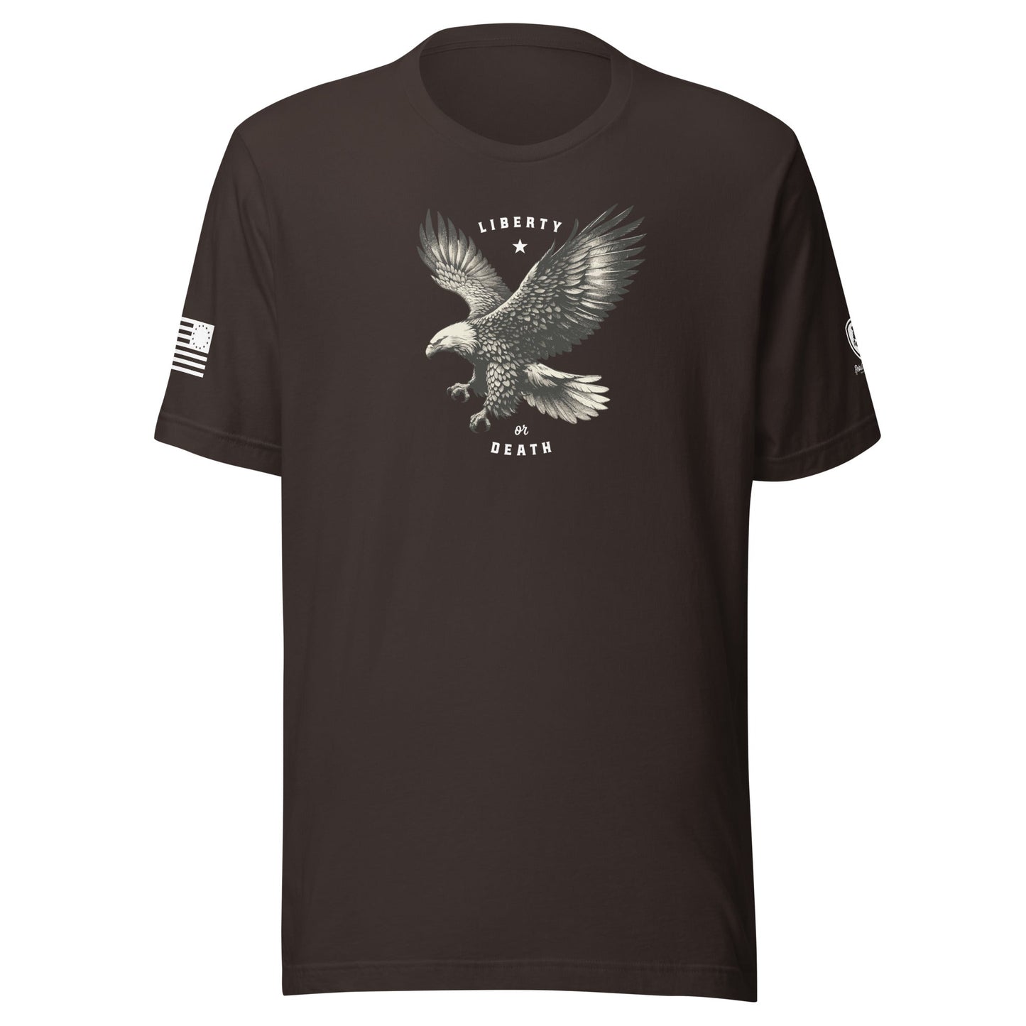 Military T-Shirt - Patriotic American Tee – Liberty or Death T-Shirt - Rebel Park USA