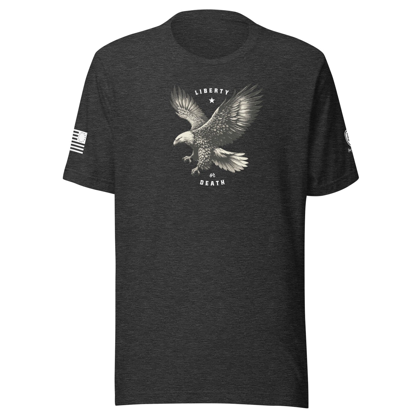Military T-Shirt - Patriotic American Tee – Liberty or Death T-Shirt - Rebel Park USA