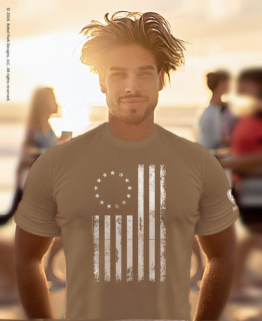 betsy ross flag t shirt – American Revolution T-Shirt