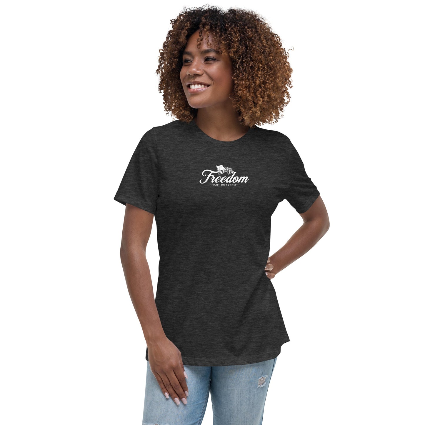 Patriotic Tee for Women - Pro - America Shirt - Women's Freedom T-Shirt - Rebel Park USA