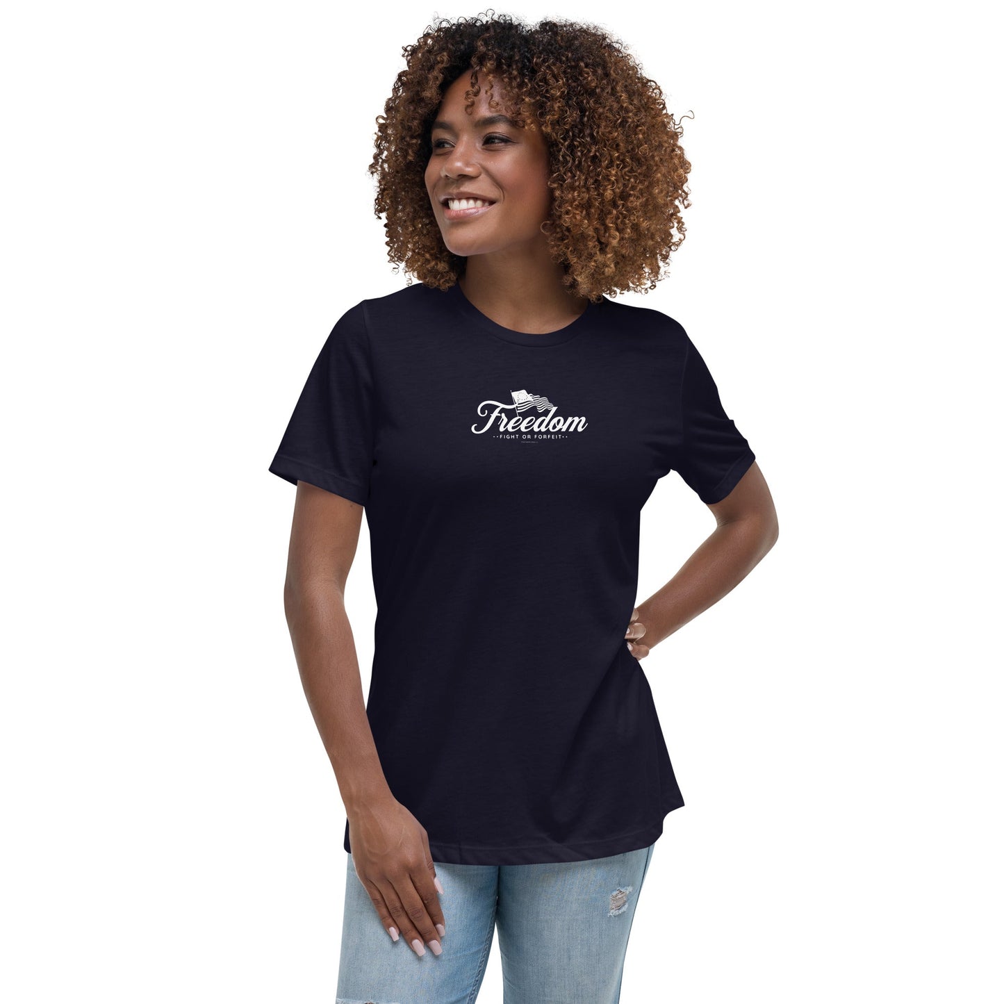 Patriotic Tee for Women - Pro - America Shirt - Women's Freedom T-Shirt - Rebel Park USA