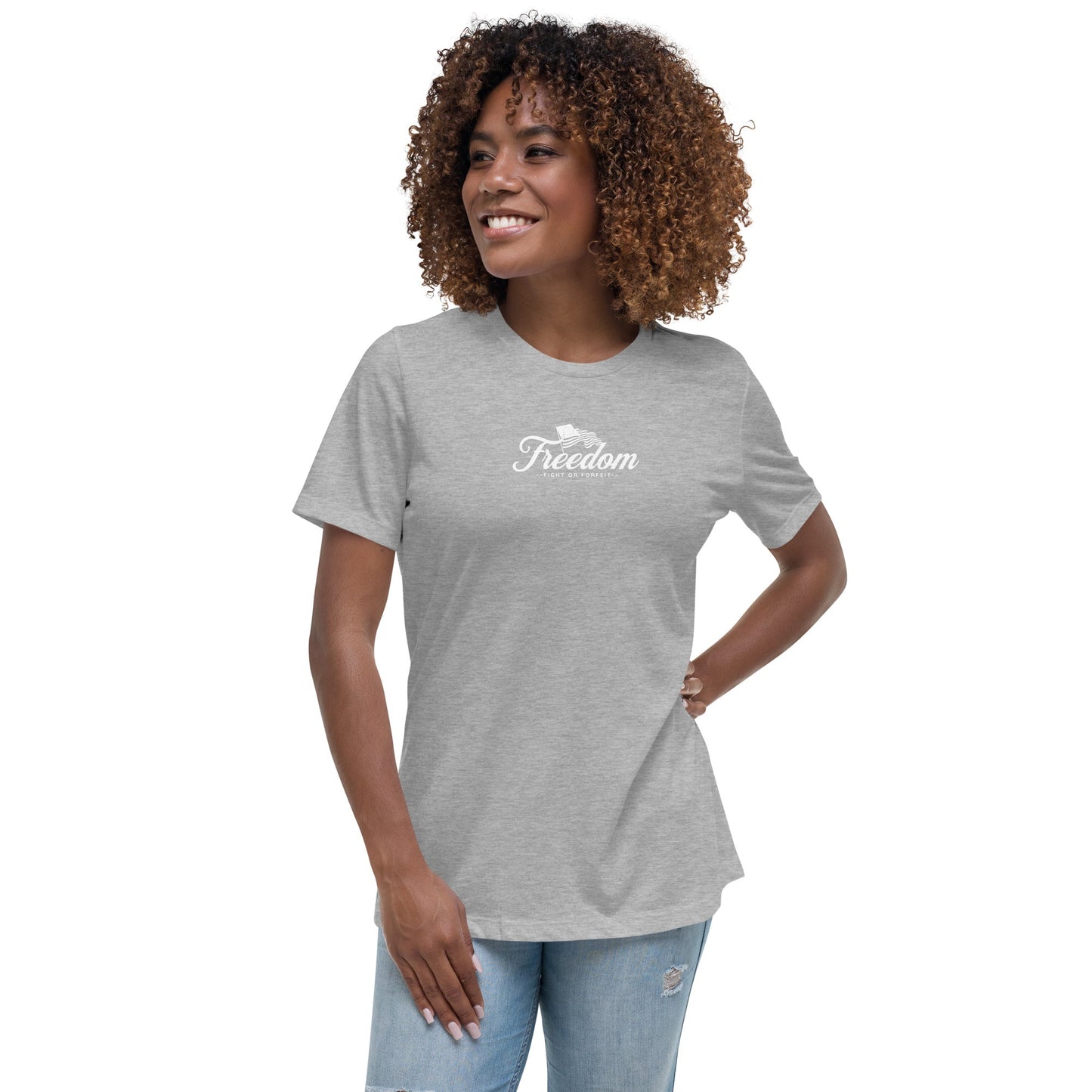 Patriotic Tee for Women - Pro - America Shirt - Women's Freedom T-Shirt - Rebel Park USA