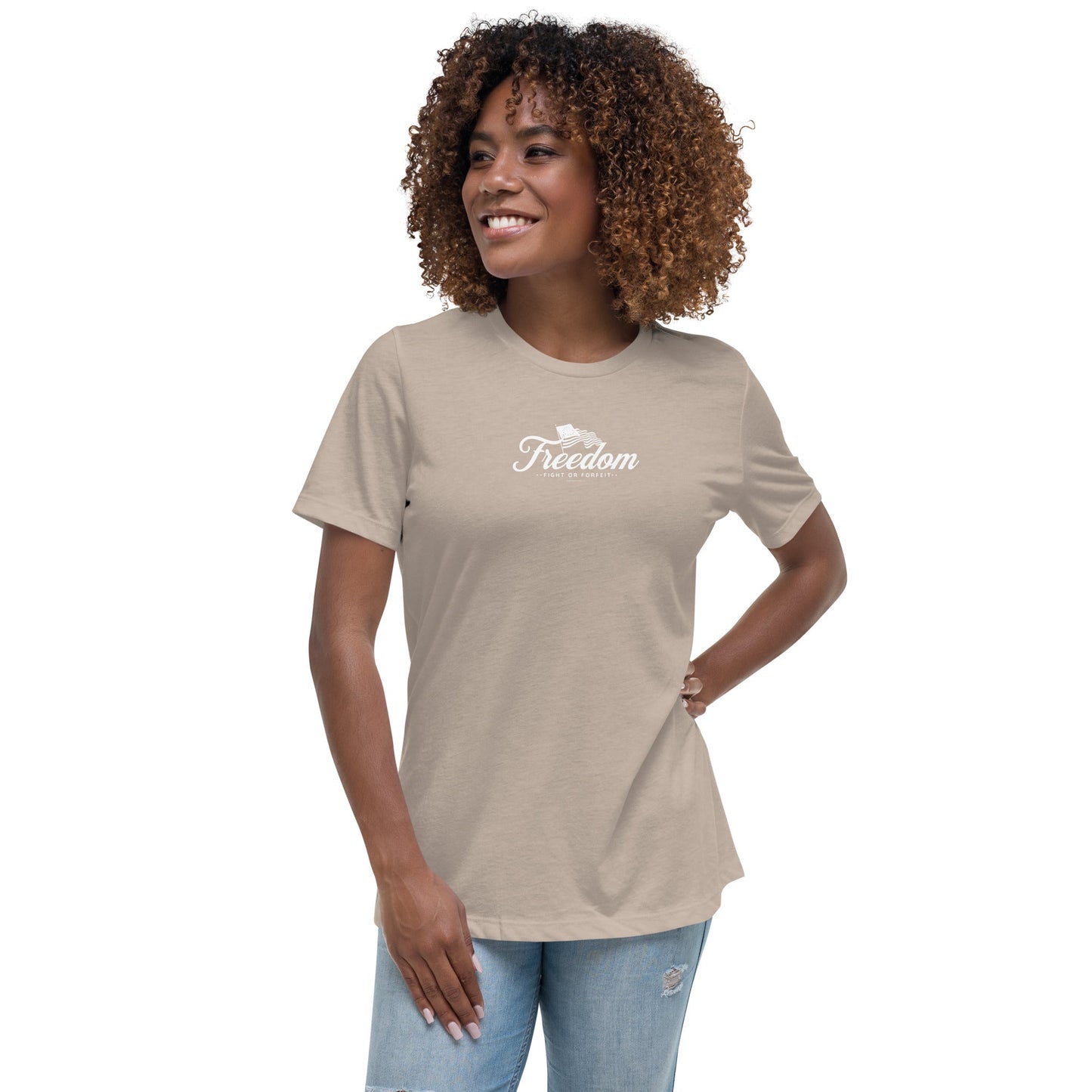 Patriotic Tee for Women - Pro - America Shirt - Women's Freedom T-Shirt - Rebel Park USA