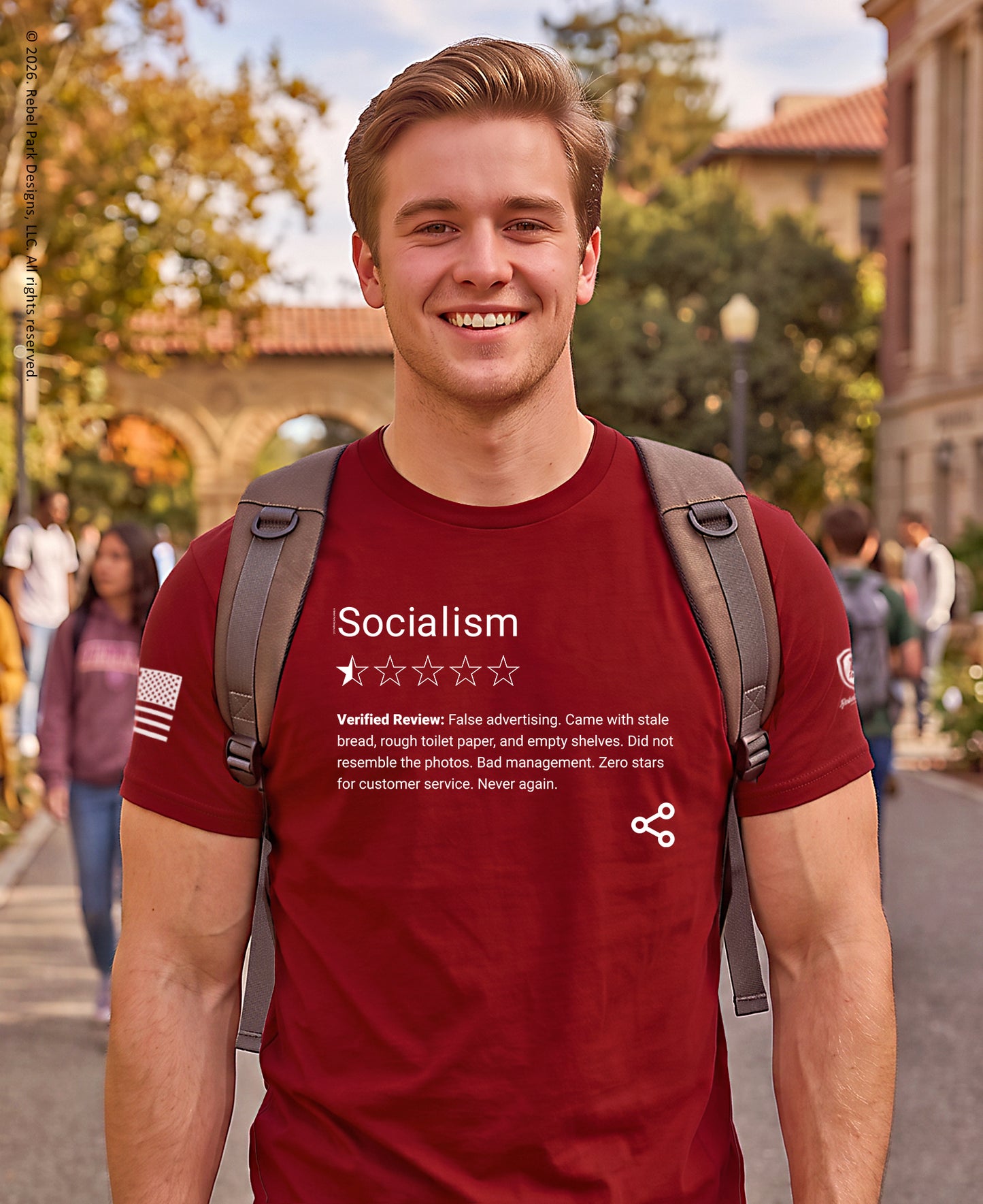 Anti-Socialism T-Shirt | Funny Political Review Tee