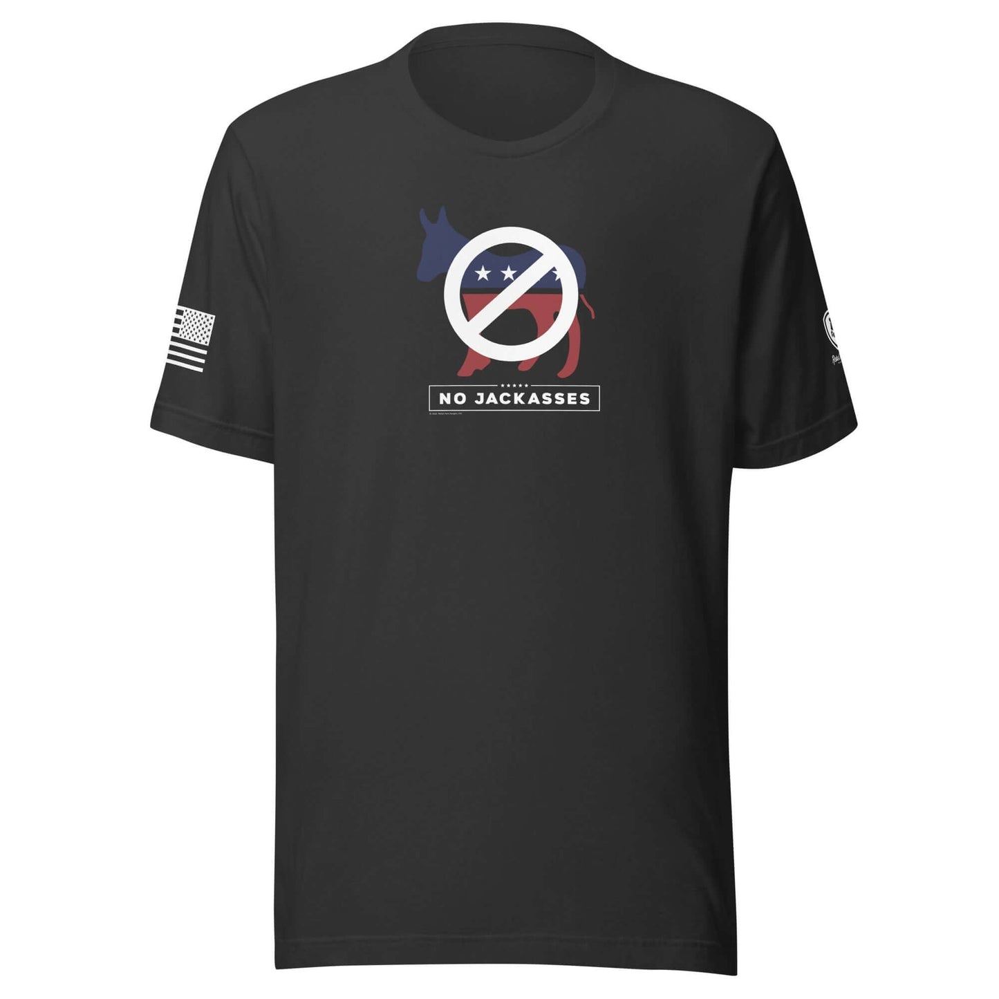 Republican T-Shirts for Men - Conservative tees - No Jackasses - Shirt - Rebel Park USA